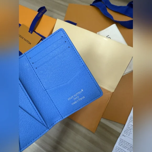 Louis Vuitton Pocket Organizer Blue